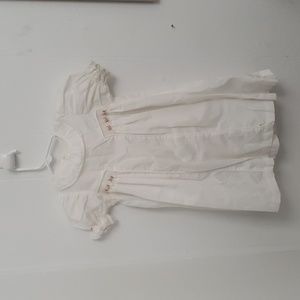 Remember Nguyen 24 month white smocked dress pink flowers
